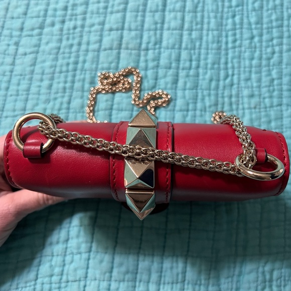 Original Valentino Garavani Glam Lock studded leather shoulder bag - Picture 6 of 6